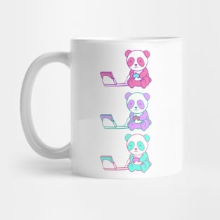 Gaming Panda Tricolor Mug